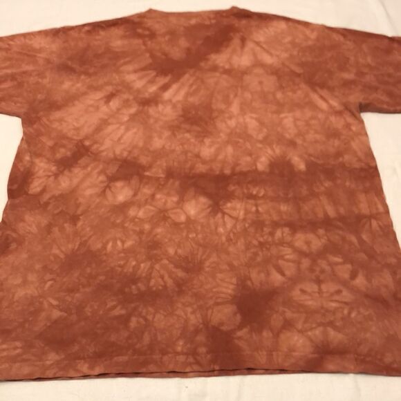 Vintage The mountains brown mens shirt. No size tags. See measurements - Picture 4 of 7